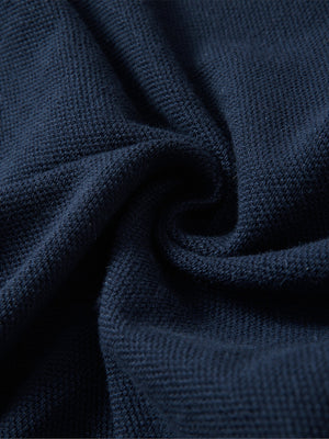 Wool Full Zip Sweater Bomber Jackets