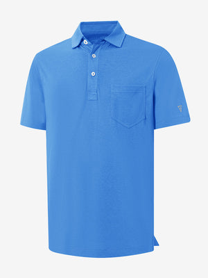 Comfy Cotton Blend Polo Shirts with Pocket