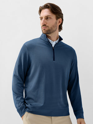 Herringbone Jacquard 1/4 Zip Pullover