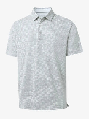 LIGHT GREY Your Favorite Jacquard Polo 3D product render