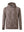Front 3D view of the exclusive print kangaroo hoodies in grey brown, highlighting pattern details.