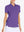 Front view from nose to hem of model wearing PURPLE Women's Performance Solid Polo with skirt