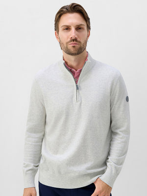 Wool Blend 1/4 Zip Sweater Pullover