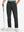 Front lower body shot of model wearing thermal water repellent fleece dress pants in grey