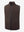 Lightweight Water Resistant Puffer Vest in coffee brown, 3D product view