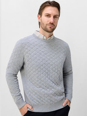 100% Cotton Knit Crew Neck Sweatshirt