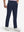 Front lower body shot of model wearing navy breathable casual slacks with 4 pockets