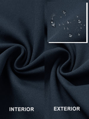 Chaqueta de golf con cremallera resistente al agua