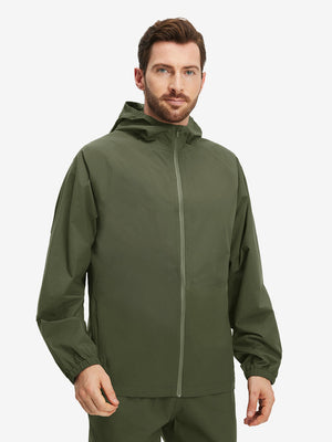 Waterproof Lightweight Rain Jacket with Hood