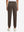 Back view of Women's Ultra-stretch Quick Dry Sweatpants with Ankle Zips in coffee brown