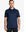 Front half-body view of male model in the Navy Everyday Classic Solid Polo, standing still