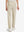 Boys Stretch Fleece Lined Casual Golf Pants in light khaki, back lower body view showing fit