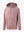 3D front view of the Quarter Zip Hoodie with Kangaroo Pocket in Pink Heather, athletic casual style.