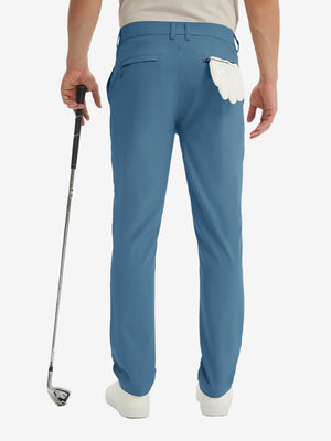 Water Repellent Classic Fit Flat Front Golf Dress Pants