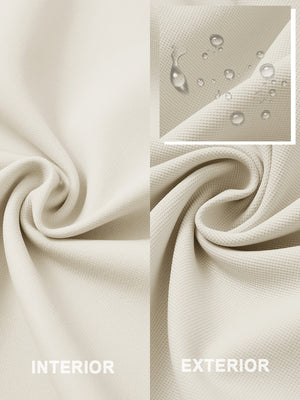 Chaqueta de golf con cremallera resistente al agua