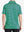 Rear half-body view showcasing back design and stripe alignment of Cooling Stripe Golf Shirt – GREEN STRIPE