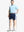 Model wearing Navy shorts, right hand in pocket – 7 Inch inseam