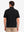 Model back upper body shooting display, lightweight upf50+ short sleeve golf vests jacket in black