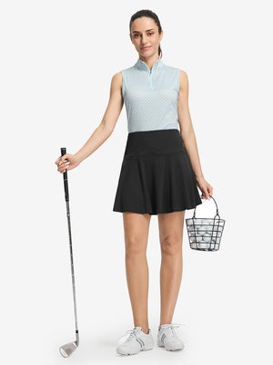 Women's High Waisted Golf Skirts with 4 Inner Pockets