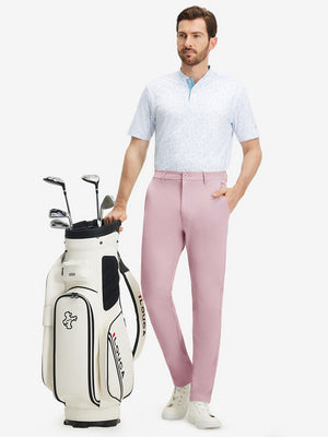 Stretch Cotton Golf Trousers with 5 Pockets