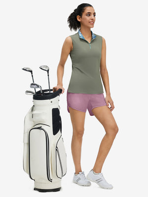 Women's High Waist 2 in 1 Quick Dry Shorts with 7 Pockets