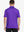 Back half-body view of male model wearing the Purple Everyday Classic Solid Polo