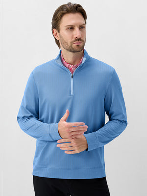 Herringbone Jacquard 1/4 Zip Pullover