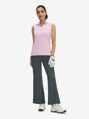 Women's High Waist Stretch Golf Pants with Pockets