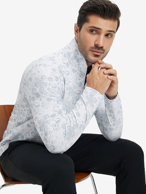 Full Print Lightweight Quarter Zip Pullover