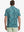 Back view of MAELREG Men's Performance Jersey Print Polo in Dark Green Leaf – athletic fit