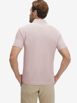 Moisture Wicking Heather Chest Pocket Golf Shirts