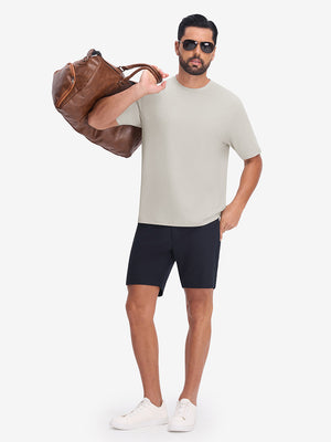 Moisture Wicking Heather Round Neck Athletic T-Shirts