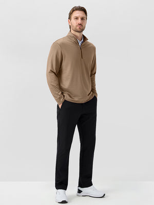 Herringbone Jacquard 1/4 Zip Pullover