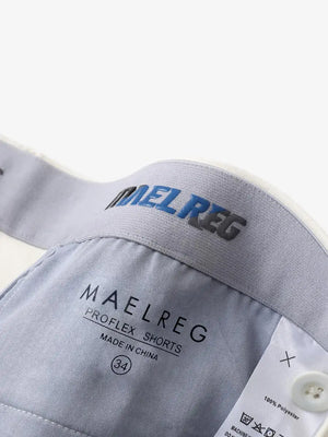 Beige Water Resistant Golf Shorts – inner waistband branding & size label, 9 Inch