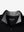 Close-up of collar and zipper on Fleece lined golf quarter zip in refined black