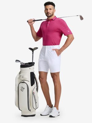 Polos a Rayas con Cuello Acanalado que no se Enrolla