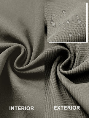 Chaqueta de golf con cremallera resistente al agua