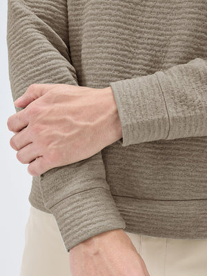 Textured Heather Cozy Quarter Zip