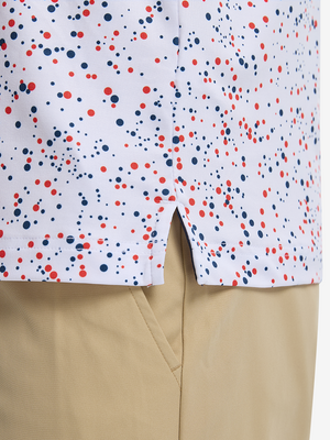 Polo de manga larga ligero con estampado