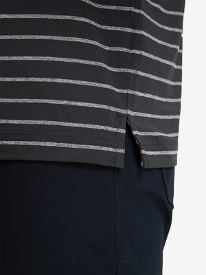 Polos a Rayas con Cuello Acanalado que no se Enrolla