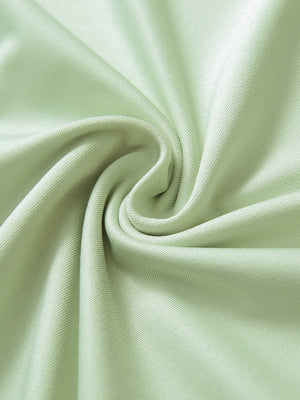 Close-up of canary green everyday classic solid polo fabric texture.
