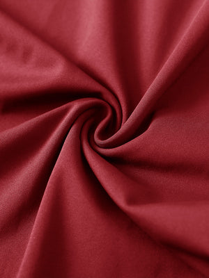 Close-up of fabric for women's lightweight hoodies pullover, soft texture in red with fine detail