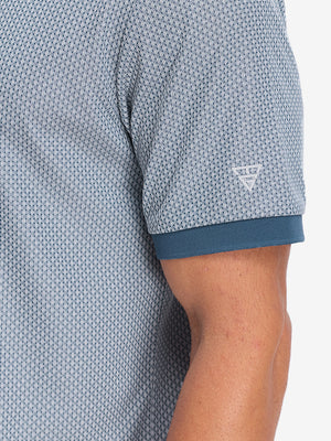 Moisture Wicking Jacquard Golf Shirts