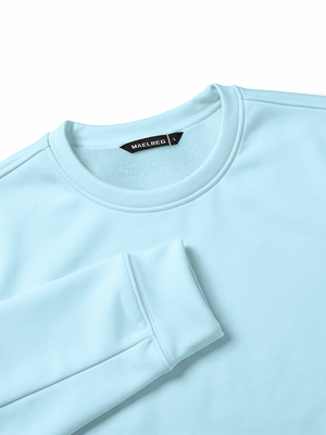 Ultra-Comfort Velour Lining Crew-Neck Sweatshirts
