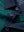 Detail: collar opening of turquoise stripe upgraded two-tone striped quick dry polo shirt
