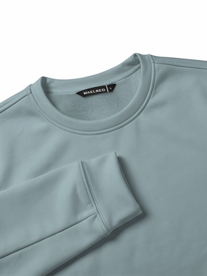 Ultra-Comfort Velour Lining Crew-Neck Sweatshirts