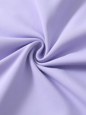 Close-up of fabric for women's lightweight hoodies pullover, soft texture in lavender with fine detail