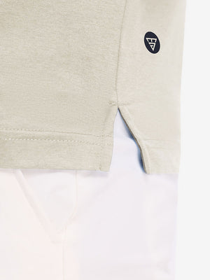 Performance Heather Contrast Collar Polo Shirts