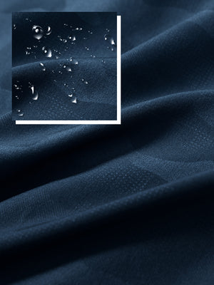 Sudaderas con capucha Q-Zip de manga corta en relieve resistentes al agua