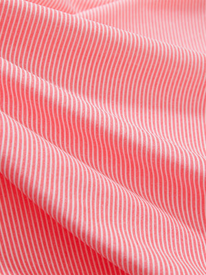 Comfy Breathable Pin-Stripe Golf Polos